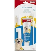 Bioline Portakal Aromalı Köpek Ağız Bakım Seti 100gr