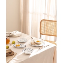 Madame Coco Bleunay 26 Parça Kahvaltı Takımı - Mavi/beyaz 8684427290378 Çok Renkli
