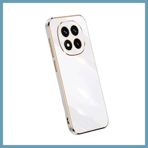 Bezos Redmi Note 14 Pro Plus Uyumlu Kılıf Volet Silikon - Beyaz Mbt06