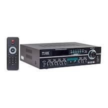 Magıcvoıce MV-530 120 W USB/SD/UK BT 2 Mikrofon Girişli 2 Bölgeli Hat Trafolu Amfi