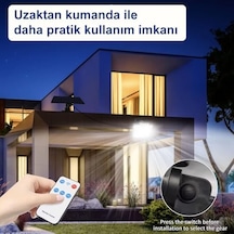 Güneş Enerjili, Hareket Sensörlü, 228 Boncuk Led Aydınlatma/gt-sl33 Acı Kahve