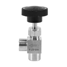 Ulzyvf Modüler İğneli Vana Su Gazı İçin Ayarlanabilir 1/4 İnç Dişi Dişli Bsp Ss304