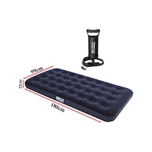 Bestway Tek Kişilik Şişme Yatak El Pompa Bw119 Lacivert