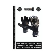 Özel Seri Gk-300-3-7 Kaleci Eldiveni 7 No German Latex Sporcu Sahalar Performans Çok Renkli