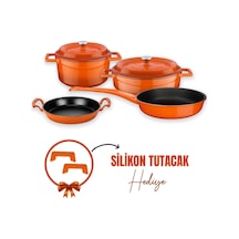Lava Döküm 4x Trendy Serisi 7 Parça Tencere & Tava Seti 001