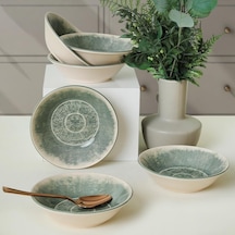 Maya Hitit Yemek Tabağı 18 Cm 6 Adet - 20790 Çok Renkli