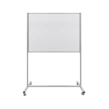Emaye Yüzey Mobil Yazı Tahtası 90x120cm Beyaz