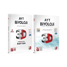 3d Ayt Biyoloji Defter Ve Soru Bankası Seti 2 Kitap