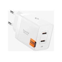 47w Usb-c 2 Portlu Mini Hızlı Şarj Aleti İle Isı Düşürücü
