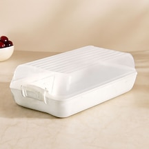 Şeffaf Kapaklı Buzdolabı Organizeri 320x183x103 Mm Renkli