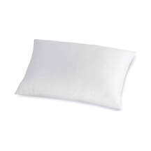 Taç İkili Standart Düz Dış Kumaş: %100 Pamuk, İç Dolgu: Silikon Yastık, Beyaz, 2 Adet 50x70 Cm Açık Indigo