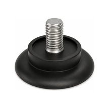 10 Adet Bingo Rotil Ayak M8 Civatalı 8 Mm Siyah Profil Ayağı Ayakları 3 Cm Beyaz - Çok Renkli