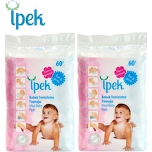 İpek Bebek Temizleme Pamuğu 120 Adet (2Pk*60)