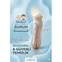 Babyhope H-031 - 5 Kademeli Elektrikli Bebek & Çocuk Burun Aspiratörü 0-12 Yaş Uyumlu Temizleme Cihazı