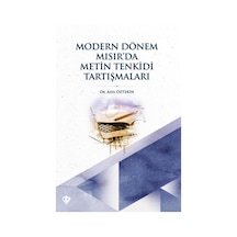 Modern Dönem Mısır Da Metin Tenkidi Tartışmaları