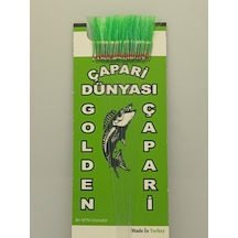 Golden 50 İğneli İstavrit Kösteği 7 No Beyaz İğne -0,20 Mm -0,22 Mm -0,25 Mm Köstek Koyu Yeşil