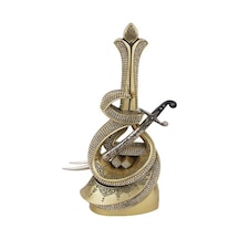 Hz. Ali Yazılı Zülfikar Kılıçlı Kristal Taşlı Dini Hediyelik Bibl (490072006)