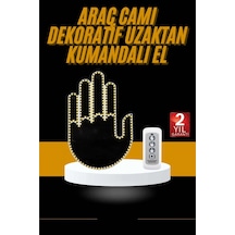 Uzaktan Kumandalı Araba Parmak Hareketi Işığı Parmak Işığı Led Araba Arka Pencere Çok Renkli