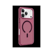 Newface İphone 18 Pro Max Pc Real Magsafe Kapak - Bordo