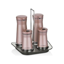 Neva N2493 Sweet Maxi Rose Chocolate 4 Lu Baharat Seti Beyaz