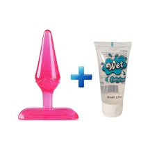 Hızlı Express Pretty Love Erotic Mini 7 CM Vantuzlu Tıkaç + 50 ml Kaydırıcı Jel