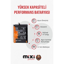 Xiaomi Redmi Note 9s Uyumlu Tam Kapasite Batarya 1 Yıl