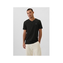 Gap V-frch Everyday Soft Erkek Tişört SIYAH