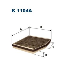 Fıltron K1104a Polen Filtresi Karbonlu 151110908010 46722862 46722863
