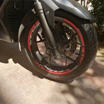 Yeni Özel Motosiklet Jant Şeridi Xmax Jant Şerit Sağ-sol/ön-arkasticker Etiket Modeli