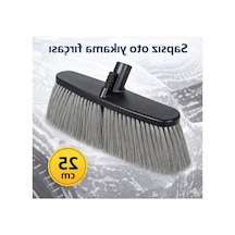 25 Cm Oto Yıkama Fırçası, Yumuşak Kıl Yapılı, Çizmez Temizleme