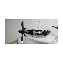 Turboprop Uçak Motoru Kesiti - El Yapımı, 1 Metre Boyunda