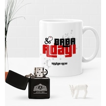 Kişiye Özel Baba Adayı Benzinli Çakmak ve Kupa Seti-3