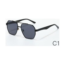 Unisex Metal Çerçeveli Uv400 Korumalı Güneş Gözlüğü Es221 Siyah - 712254487 Altın