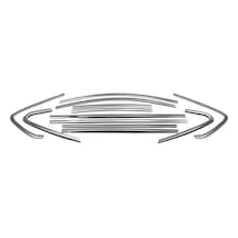 Opel Astra J HB Krom Cam Çerçevesi 2009-2016