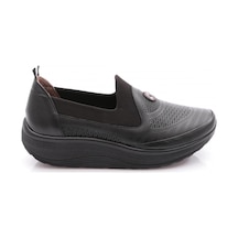 Dgn 4029 Kadin Comfort Ayakkabi Siyah Analin