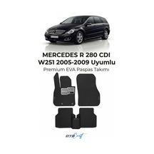 OtoCraft Mercedes R 280 Cdı W251 2005-2009 Araca Özel 3d Havuzlu Eva Paspas Tam Set 5 Parça