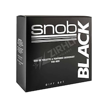 4 Adet Snob Black Set Edt 100 Ml +deo 150 Ml Diğer