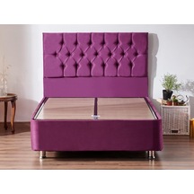 Nironyatak Niron Purple Baza Ve Başlık Seti 120X200 Cm Tek Kişilik Sandıklı
