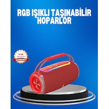 Rgb Led Işıklı 20w Taşınabilir Hoparlör Bluetooth 5.3 + Type-c Şarj