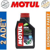 Motul SnoWpoWer 2t 1 L 2 Zamanlı Kar Motosiklet Yağı (2 Adet)
