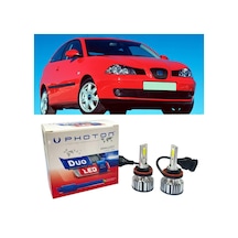 Seat İbiza Led Xenon Uzun Far Ampulü H3 Duo Yeni Seri Beyaz 2003-2009