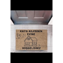 Kapı Önü Paspası Dekoratif Dijital Baskı Kişiye Özel P-2443 Renkli