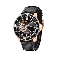 Pagani Design Pd-1674 Erkek 200m Su Geçirmez Tourbillon Saat Otomatik Mekanik Saat Safir Kristal Paslanmaz Çelik Çok Renkli