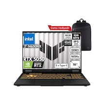 Asus TUF Gaming F16 FX608JHR-RV048ZG9 i7-14650HX 16 GB 4 TB SSD RTX5050 16" Free Dos Dizüstü Bilgisayar