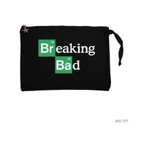 Breaking Bad Siyah Clutch Astarlı Cüzdan / El Çantası