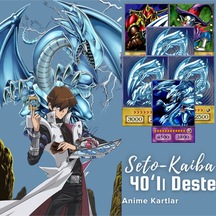 Yu-gi-oh Seto Kaiba 40'lı Anime Deste