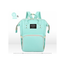 Maiyame Mamá Çanta Çift Omuzlu Multifonksiyonel Büyük Kapasiteli Tohum Yeşili, Toksiksiz Ve Dayanıklı Anne Bebek Çantası Yeşil