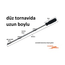 Düz Tornavida Uzun Tamirci Tornavidası Düz Sanayi Tornavida