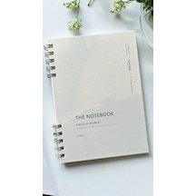 Spiralli 80 Yaprak Çizgisiz A5 Defter, Not Defteri, Okul Defteri, 4 Farklı Renk Seçeneği 01 Li