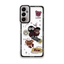 Samsung Galaxy Uyumlu A15 4g Kılıf Sweet Desenli Silikon Kapak - Sarı İtdark2069
